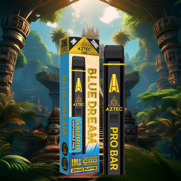 Aztec CBD 1800mg Pro Bar CBD Disposable Vape Device 2500 Puffs