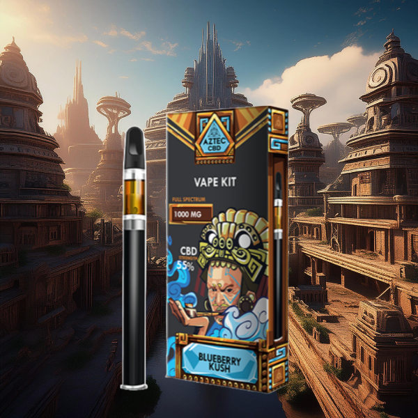 Aztec CBD 1000mg Vape Kit - 1ml