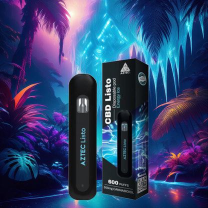 Aztec CBD Listo 500mg CBD Disposable Vape Pen - 1ml 600 Puffs