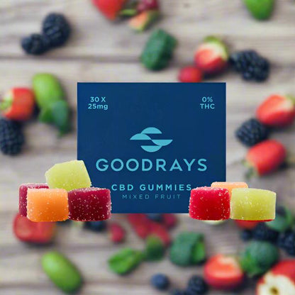 Goodrays 750mg CBD Mixed Gummies - 30 Pieces