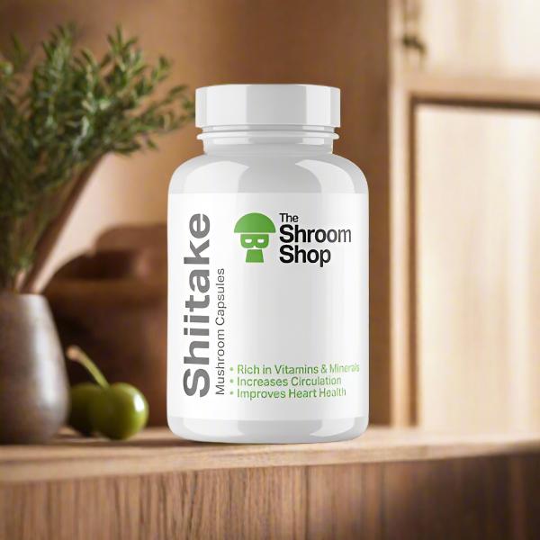 The Shroom Shop Shiitake Mushroom 45000mg Capsules - 90 Caps