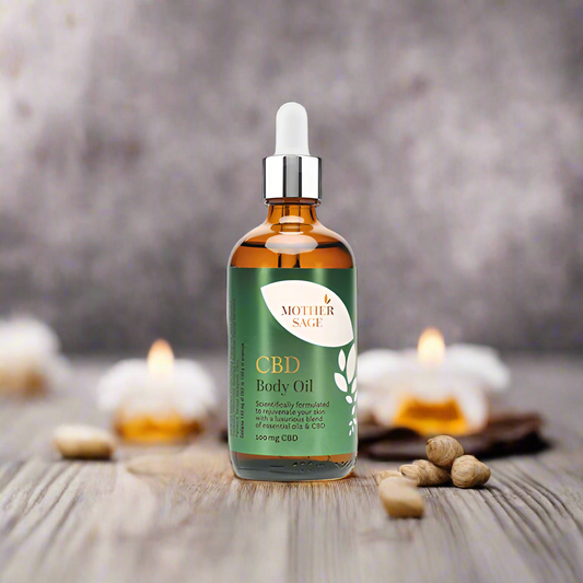 MotherSage 100mg CBD Body Oil - 100ml