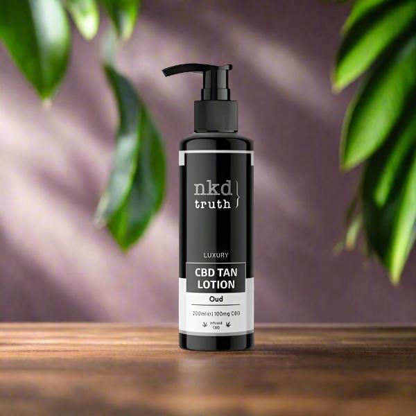 NKD Truth 100mg CBD Oud Tan Lotion - 200ml (BUY 1 GET 1 FREE)