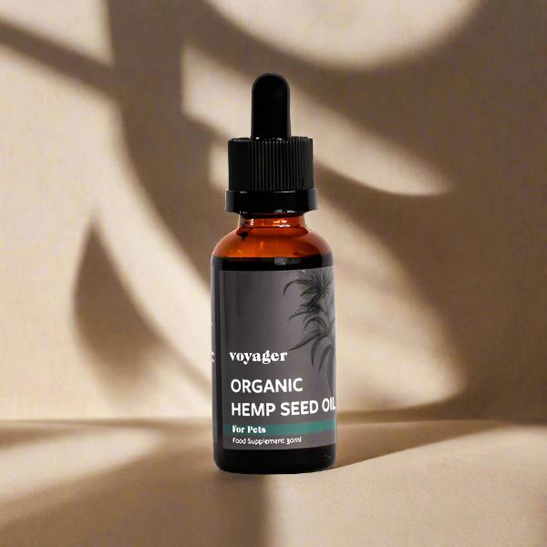 Voyager Pets Organic Hemp Seed Oil - 30ml