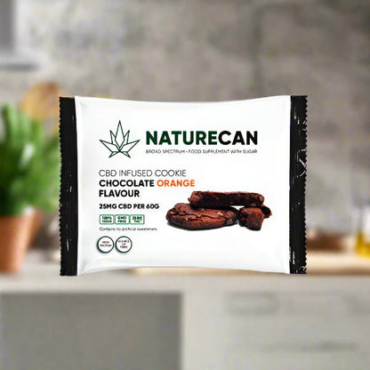 Naturecan 25mg CBD Double Chocolate Orange Cookie 60g