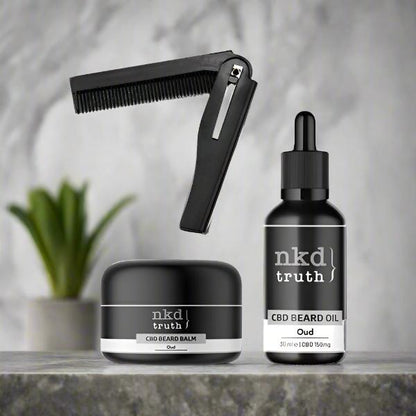 NKD CBD Infused Oil Balm & Comb Gift Set (BUY 1 GET 1 FREE)