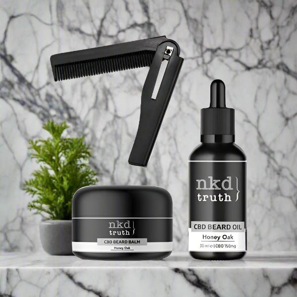 NKD CBD Infused Oil Balm & Comb Gift Set (BUY 1 GET 1 FREE)