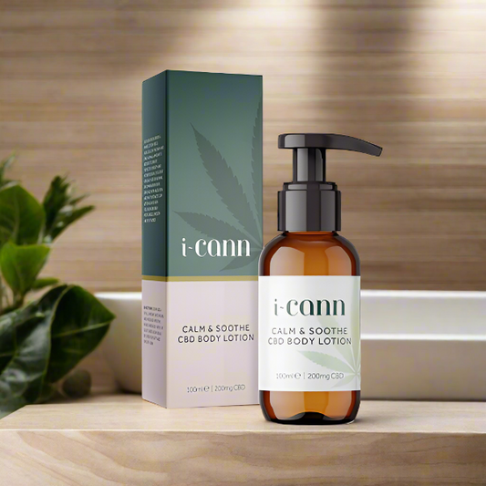 i-Cann Calm & Soothe: 200mg CBD Body Lotion - 100ml