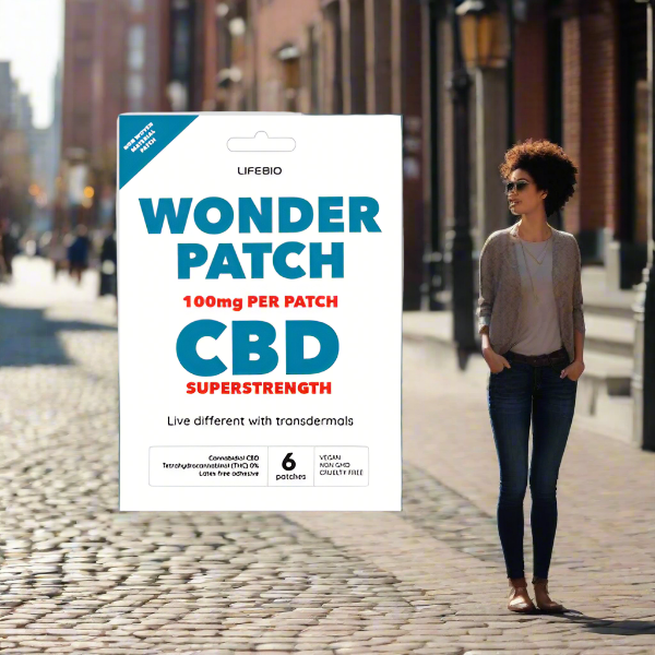 Lifebio 600mg CBD Superstrength Wonderpatch - 6 Patches