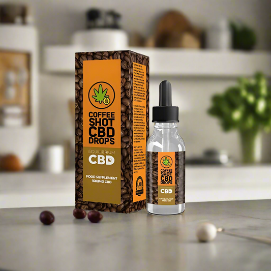 1000mg Equilibrium CBD Oil 10ml - Coffee Shot Drops