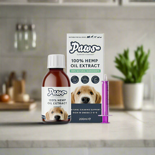 Paws 100% Hemp Oil Extract For Dogs - 200ml