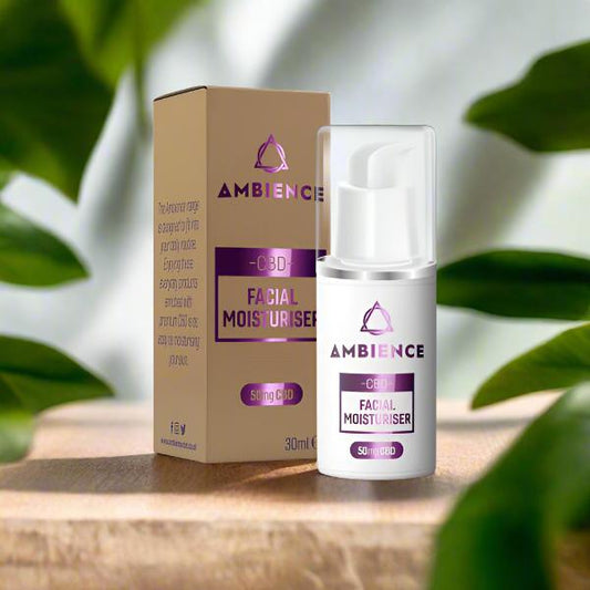 Ambience CBD Infused 50mg CBD Facial Moisturiser 30ml (Buy 1 Get 2 Free)