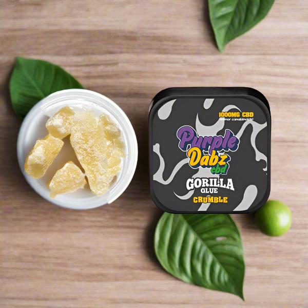 Purple Dabz by Purple Dank 1000mg CBD Crumble - Gorilla Glue (BUY 1 GET 1 FREE)