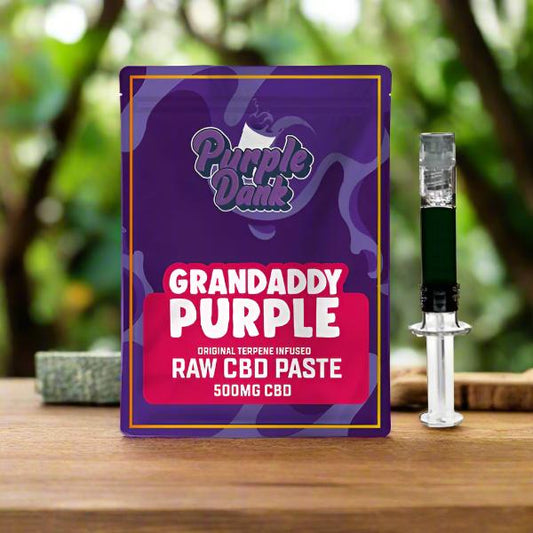 Purple Dank 1000mg CBD Raw Paste with Natural Terpenes - Grandaddy Purple (BUY 1 GET 1 FREE)