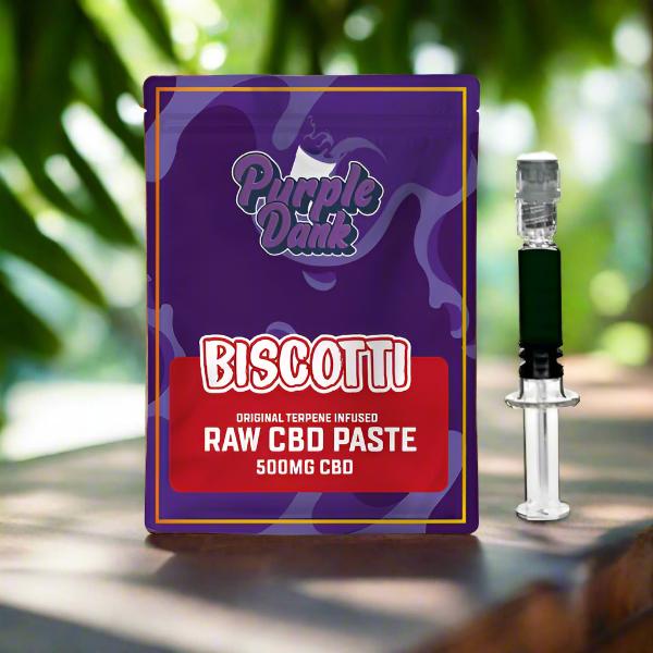 Purple Dank 1000mg CBD Raw Paste with Natural Terpenes - Biscotti (BUY 1 GET 1 FREE)