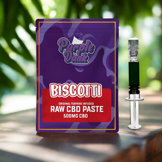 Purple Dank 1000mg CBD Raw Paste with Natural Terpenes - Biscotti (BUY 1 GET 1 FREE)