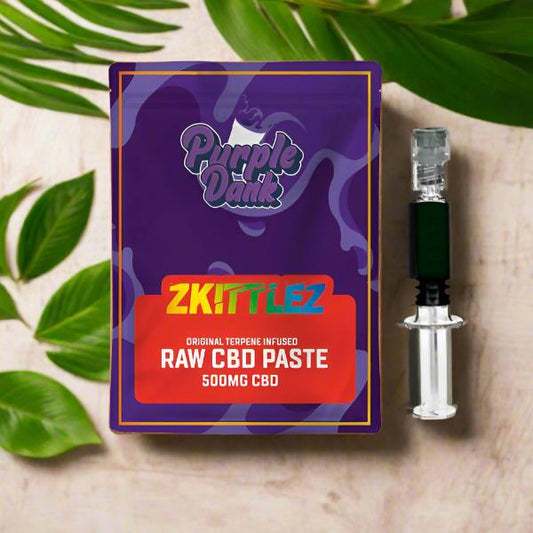 Purple Dank 1000mg CBD Raw Paste with Natural Terpenes - Zkittlez (BUY 1 GET 1 FREE)