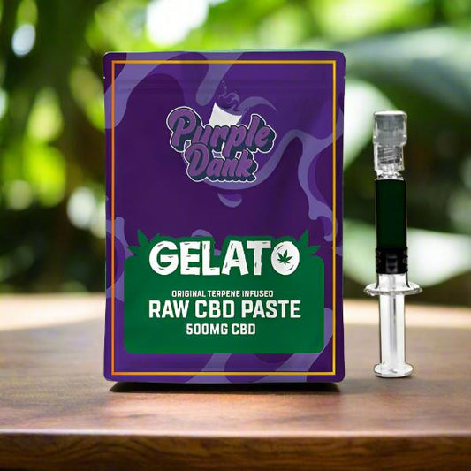 Purple Dank 1000mg CBD Raw Paste with Natural Terpenes - Gelato (BUY 1 GET 1 FREE)