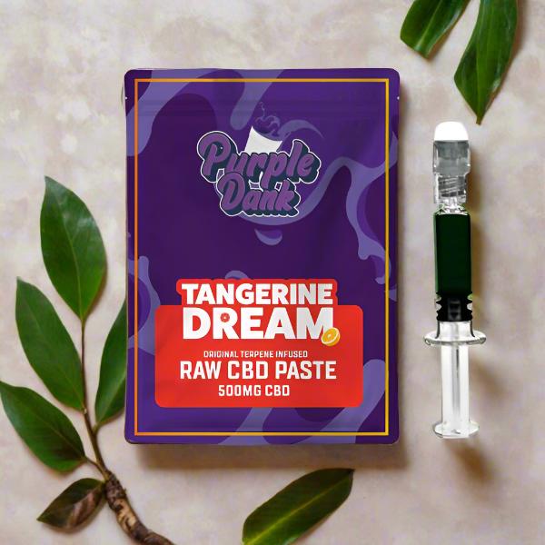 Purple Dank 1000mg CBD Raw Paste with Natural Terpenes - Tangerine Dream (BUY 1 GET 1 FREE)