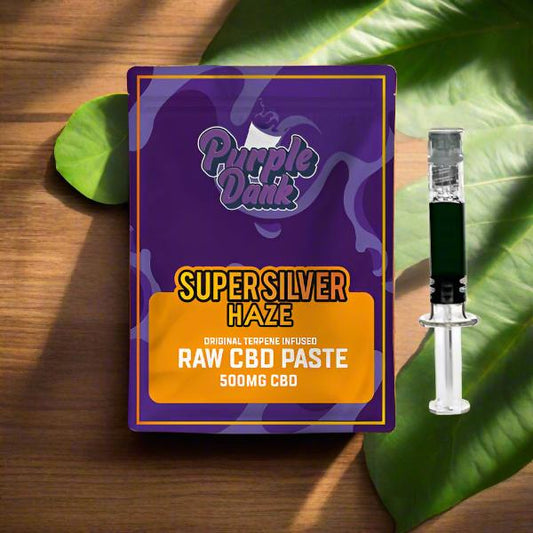 Purple Dank 1000mg CBD Raw Paste with Natural Terpenes - Super Silver Haze (BUY 1 GET 1 FREE)