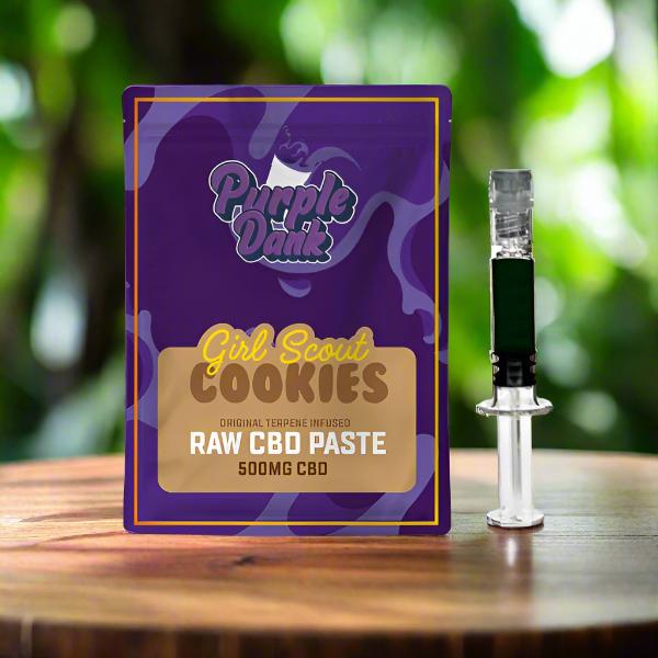 Purple Dank 1000mg CBD Raw Paste with Natural Terpenes - Girl Scout Cookies (BUY 1 GET 1 FREE)