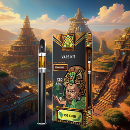 Aztec CBD 1000mg Vape Kit - 1ml