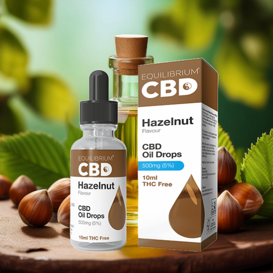 500mg Equilibrium CBD Oil 10ml - Hazelnut Flavour