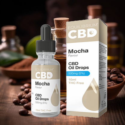 500mg Equilibrium CBD Oil 10ml - Mocha Flavour