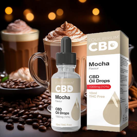 1000mg Equilibrium CBD Oil 10ml - Mocha Flavour