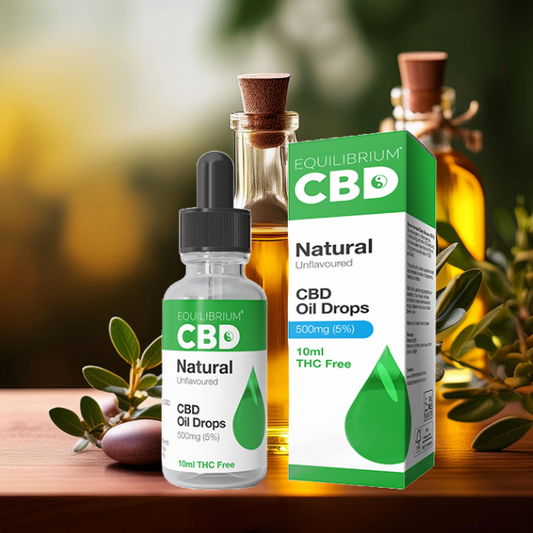 500mg Equilibrium CBD Oil 10ml - Natural Flavour