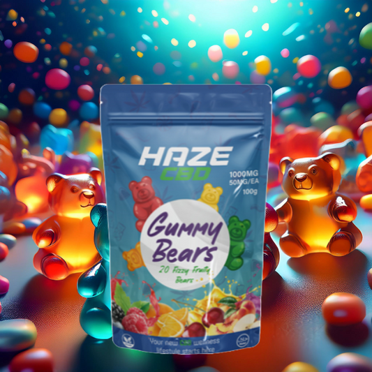 Haze CBD 1000mg Gummy Bears - 20 Pieces