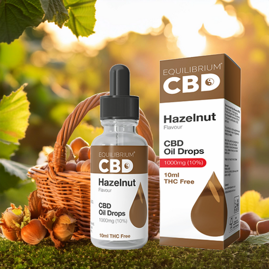 1000mg Equilibrium CBD Oil 10ml - Hazelnut Flavour