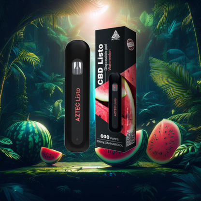 Aztec CBD Listo 500mg CBD Disposable Vape Pen - 1ml 600 Puffs