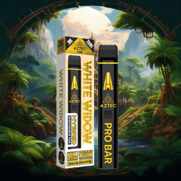 Aztec CBD 1800mg Pro Bar CBD Disposable Vape Device 2500 Puffs